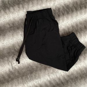 Divided Black Cropped Joggers
